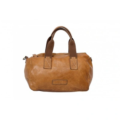 Pre-owned Timberland Camel Leather Handbag