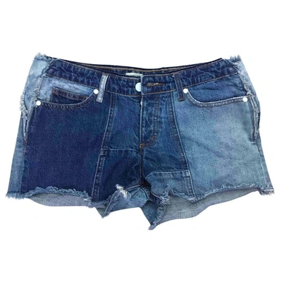 Pre-owned Zadig & Voltaire Blue Denim - Jeans Shorts