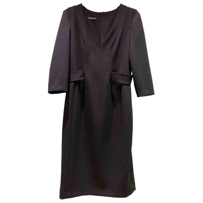 Pre-owned Emporio Armani Mid-length Dress In Black