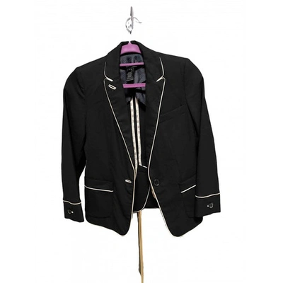 Pre-owned Marc By Marc Jacobs Wool Blazer In Black