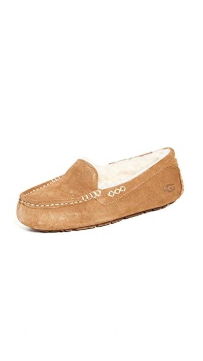 Ugg Women's Ansley Moccasin Slippers In Tan