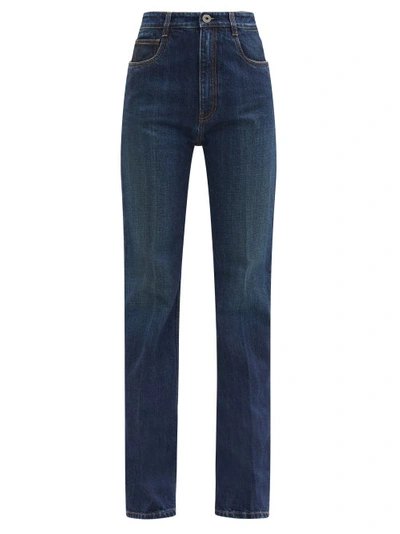 Prada High-rise Flared Jeans In Blue