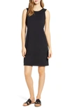 Tommy Bahama Embroidered Neck Dress In Black