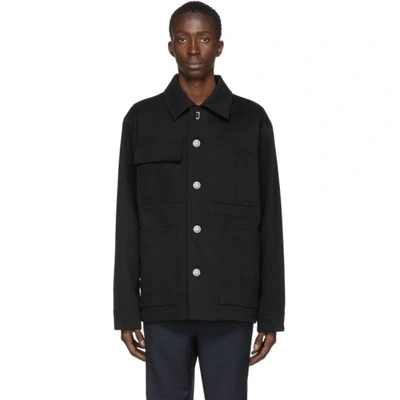 Acne Studios Cotton Twill Jacket Black