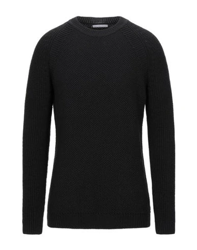 Grey Daniele Alessandrini Sweaters In Black