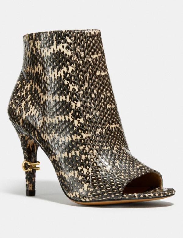 size 12 snakeskin booties