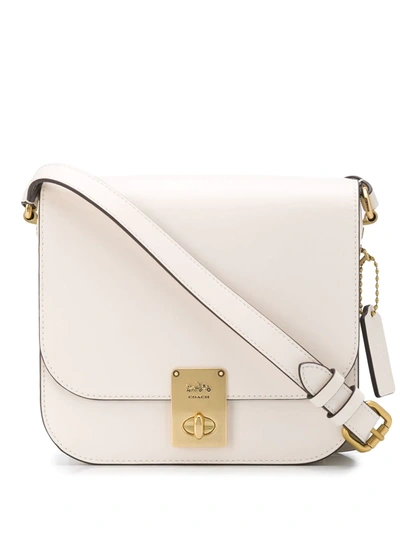 Coach Hutton Box-shaped Crossbody Bag In White