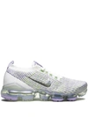 Nike Women's Air Vapormax Flyknit 3 Low Top Running Sneakers In White
