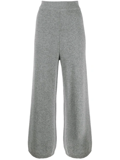 Opening Ceremony Cropped Knitted Trousers In Grey