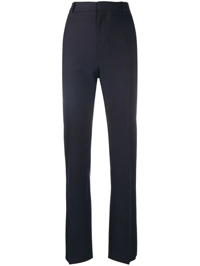 Ports 1961 Tailored Straight-leg Trousers In Blue