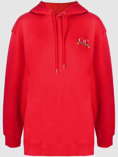 Opening Ceremony Phone Ring Oversized Hoodie In Red