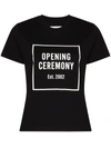 Opening Ceremony Box Logo Slim-fit T-shirt In Black