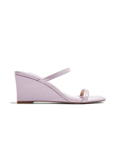 Topshop Sandals In Lilac
