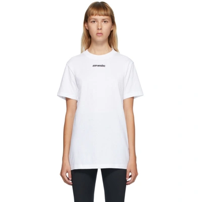 Off-white White Marker Arrows T-shirt In White/blue