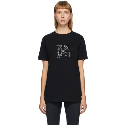 Off-white Black Workers T-shirt In Black/white