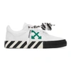 Off-white White Cotton Low Vulcanized Sneakers