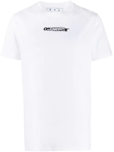 Off-white Hand Painters Print T-shirt In White