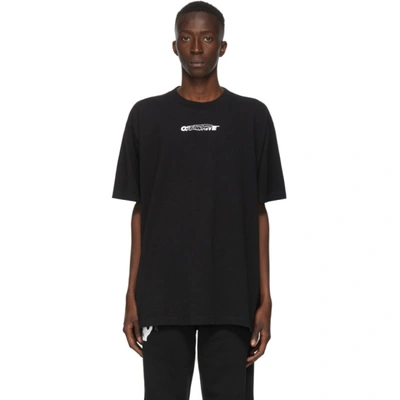 Off-white Black Hand Painters T-shirt In 1001 Black White