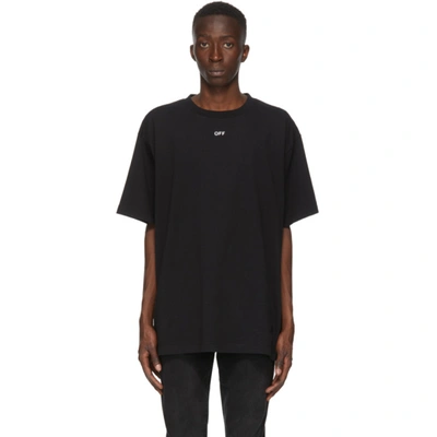Off-white Stencil Arrows Oversized T-shirt In Black