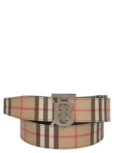 Burberry Vintage Check Buckle Belt In Multi