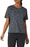 New Balance Speed Jacquard Shirt In Heather Charcoal