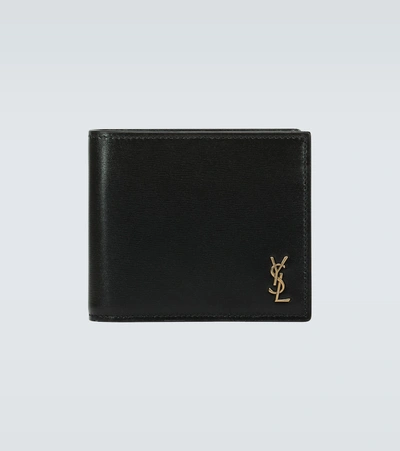 Saint Laurent Monogram East/west Wallet In Black