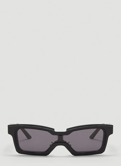 Kuboraum Mask E10 Acetate Sunglasses In Black