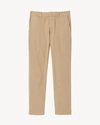 Nili Lotan East Hampton Cropped Stretch-cotton Twill Slim-leg Pants In Desert Sand