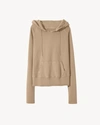 Nili Lotan Janie Hoodie In Khaki