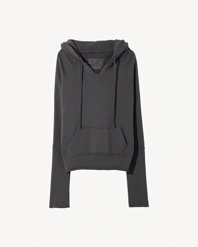 Nili Lotan Janie Hoodie In Gunmetal