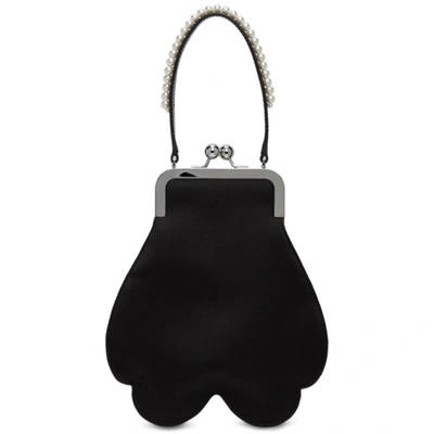 Simone Rocha Embellished Bag In Black/prl