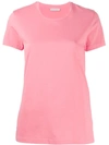 Moncler Logo-patch Cotton T-shirt In Pink