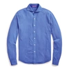 Ralph Lauren Keaton Washed Piqué Shirt In Washed Copen Blue