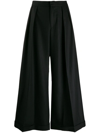 Aganovich Flared Trousers In Black