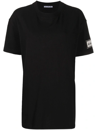 Acne Studios Logo Patch T-shirt In Black