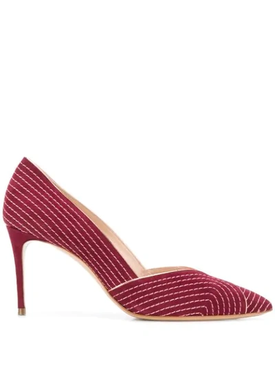 Casadei Julia Miranda Pumps In Red