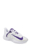 Nike Air Zoom Gp Turbo Hard Court Tennis Shoe In White/ Court Purple/ Grey