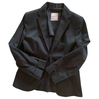 Pre-owned Costume National Short Vest In Black