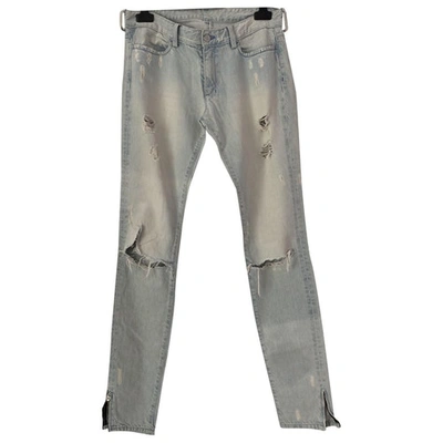 Pre-owned Iro Slim Jeans In Blue