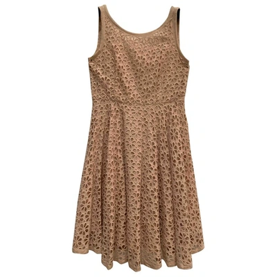 Pre-owned Jucca Beige Cotton Dress