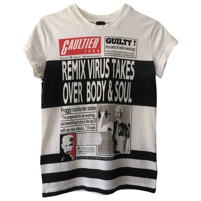 Pre-owned Jean Paul Gaultier White Cotton Top