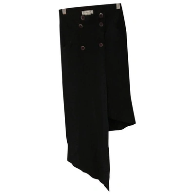 Pre-owned Karl Lagerfeld Mid-length Skirt In Black
