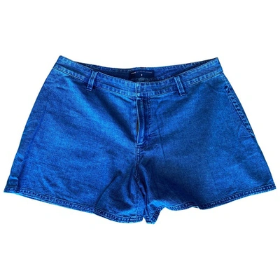 Pre-owned Marc By Marc Jacobs Blue Cotton Shorts