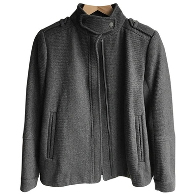 Pre-owned Vince Wool Jacket In Grey