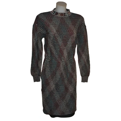 Pre-owned Missoni Wool Mid-length Dress In Multicolour