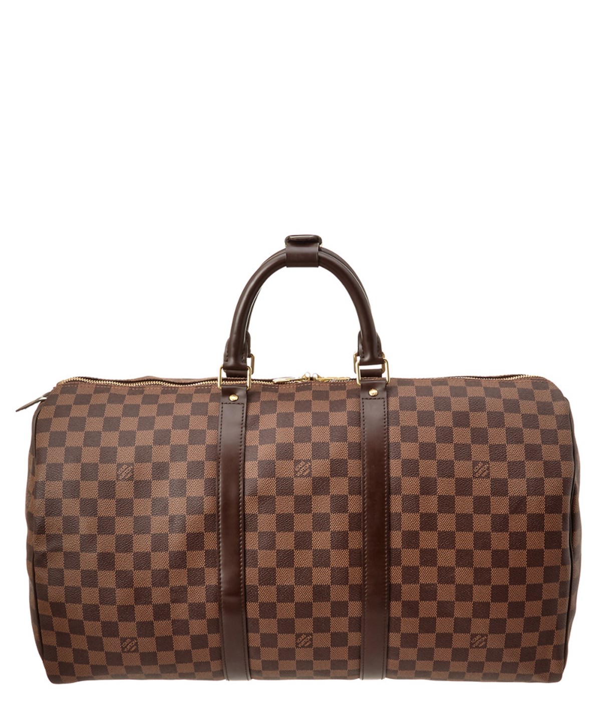 Louis Vuitton Damier Ebene Canvas Keepall 50' In Brown | ModeSens