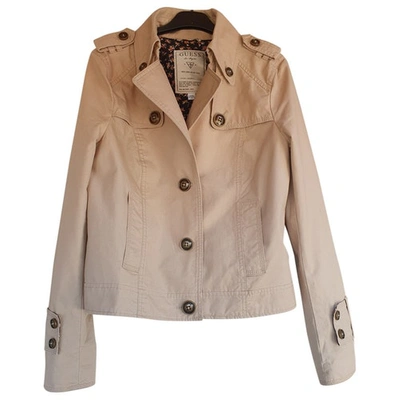 Pre-owned Guess Jacket In Beige