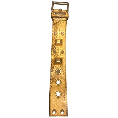 Pre-owned Prada Python Bracelet