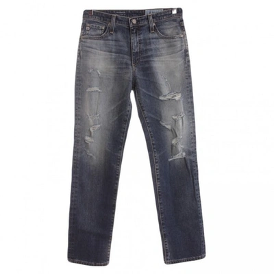 Pre-owned Ag Blue Denim - Jeans Jeans