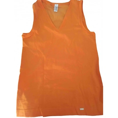 Pre-owned Wolford Camisole In Orange
